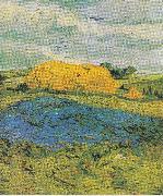 Vincent Van Gogh Heuschober an einem Regentag Germany oil painting artist